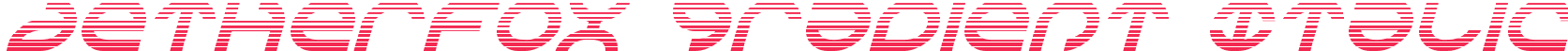 Aetherfox Gradient Italic